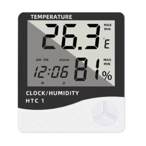 מד טמפרטורה ולחות אלקטרוני דיגיטלי