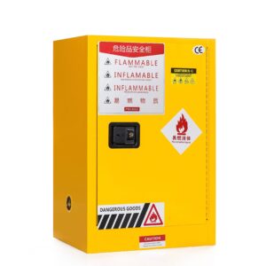 ארון אחסון צהוב חומרים דליקים 12 גלון